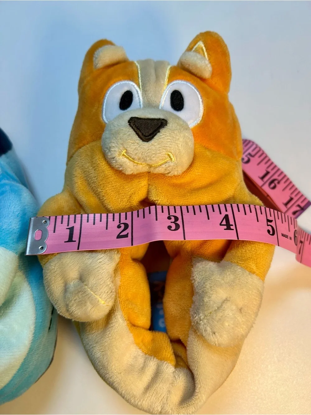 Bluey Plush Slippers for Kids - Soft Cozy Indoor Shoes, 11/12